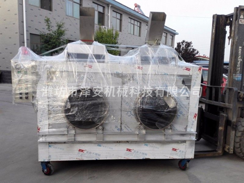 芝麻、花生雙筒旋轉(zhuǎn)烤爐1